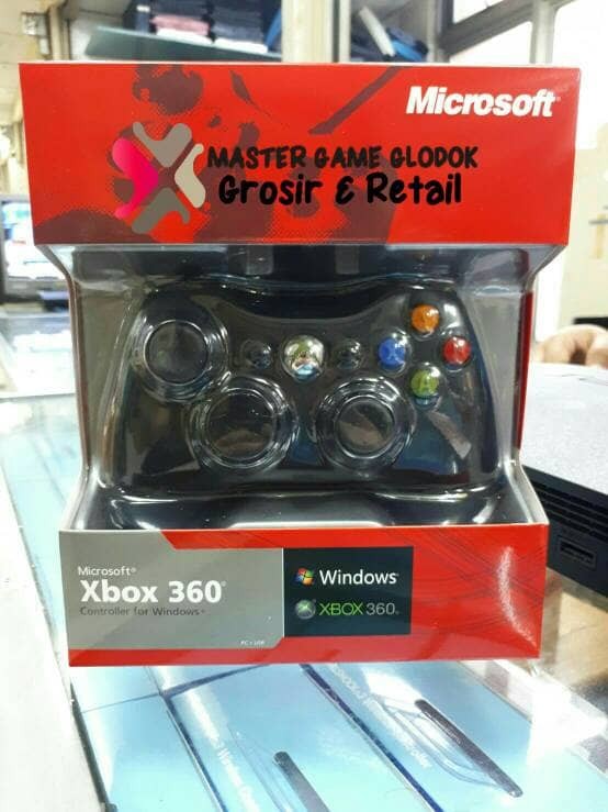 Stick Xbox 360 Wired Controller Kabel TW - Hitam .
