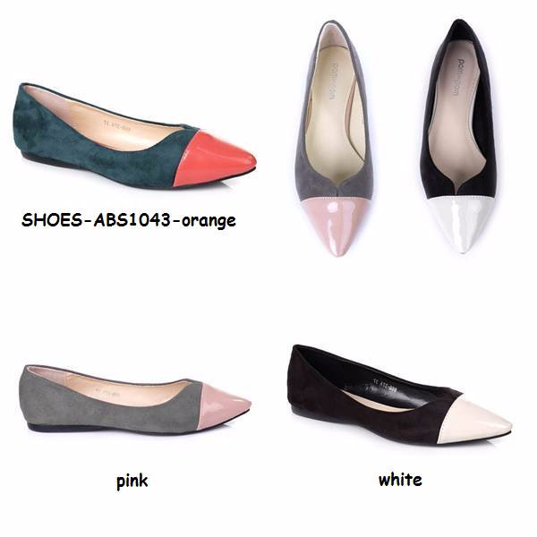 suede pointed shoes