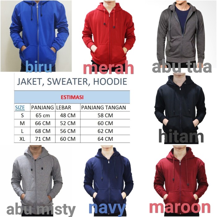jual best seller jaket sweater polos hoodie zipper jual best seller jaket sweater polos hoodie zipper