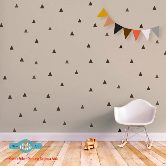jual wall stiker / stiker dinding / stiker kamar anak (segitiga