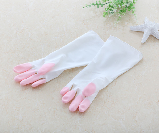 Sarung tangan karet cuci piring anti air Rubber glove murah - HPR088