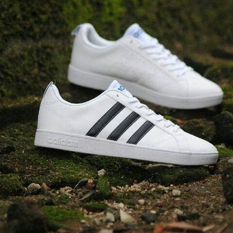 Sepatu Adidas Neo Advantec White Black Original Putih, 38 Sepatu Adidas Neo Advantec White Black Original Putih, 38