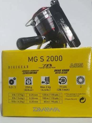 Reel pancing spinning daiwa MG-S 2000-3000