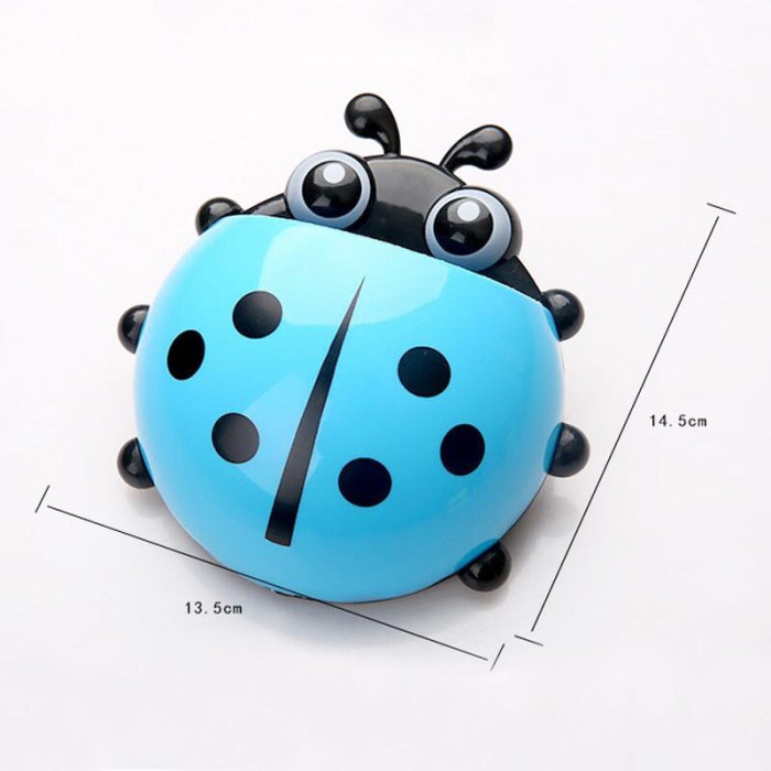 KBM - Ladybug toothbrush holder tempat sikat gigi odol motif kumbang