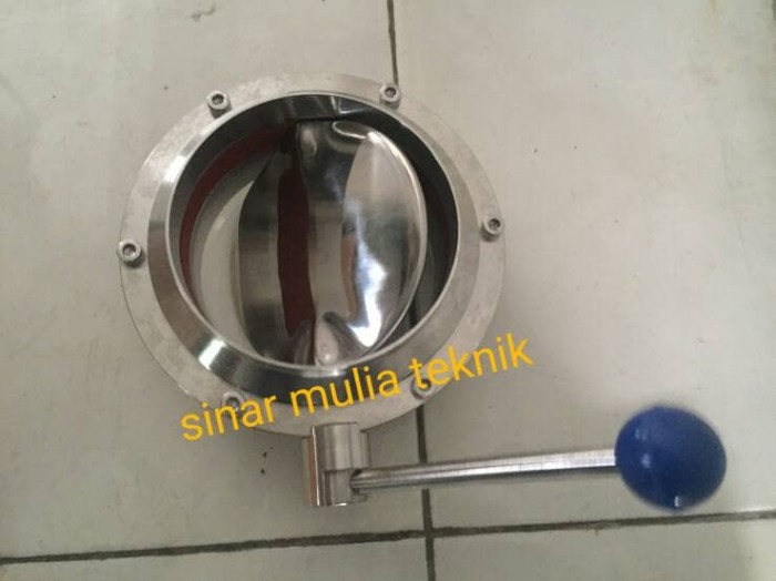 Butterfly Valve Ss 304 Sanitary Welded 3 Inch