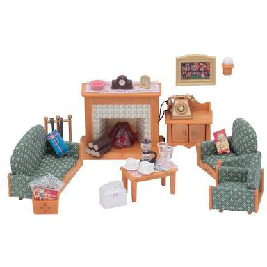 sylvanian living room set