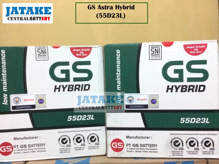 Jual Aki Basah Mobil Innova Bensin 55d23l Gs Astra Hybrid Kota Tangerang Jatake Central Battery Tokopedia