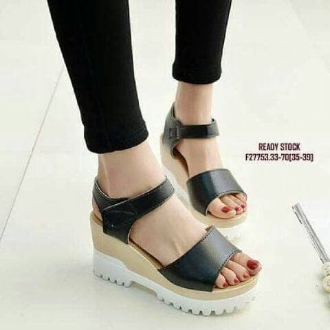 boot heel sandal