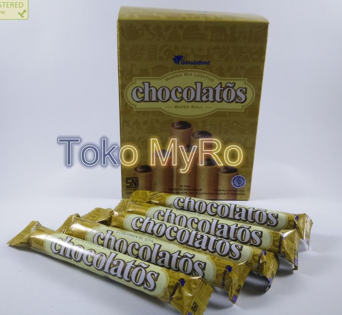 Jual Wafer Roll Chocolatos 9Gr isi 24 Pcs Kota Tangerang