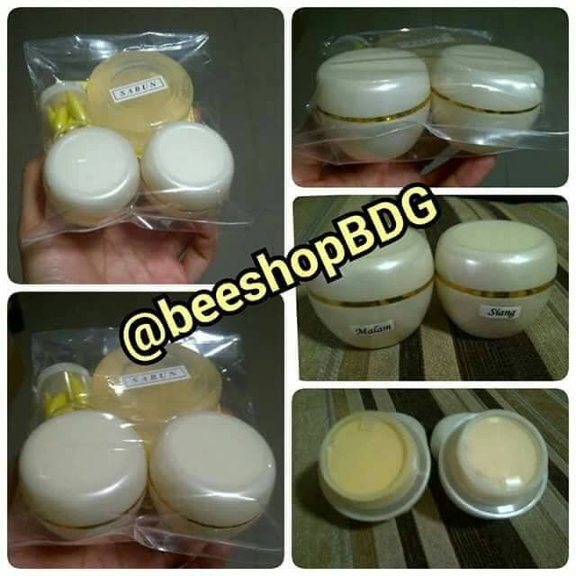 Paket cream mutiara / krim bandung pemutih & perawaratan wajah