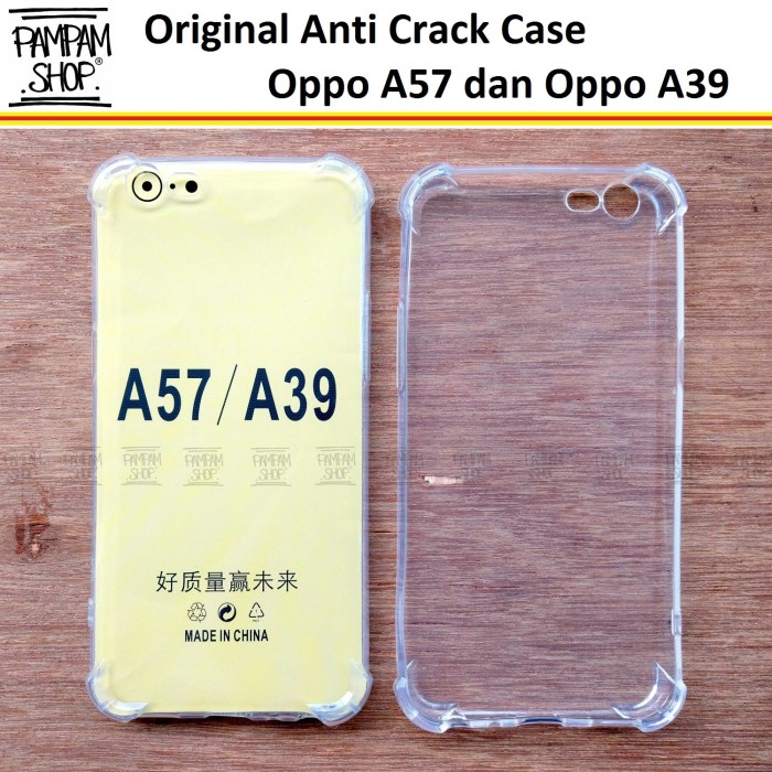 Case TPU Anti Crack Oppo A39 A 39 Ultra Thin Anti Pecah Benturan