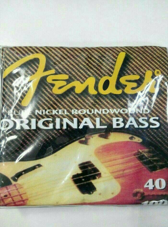 Foto Produk senar bass 4 string fender fullset ellektrik murmer dari ridwan guitar shop