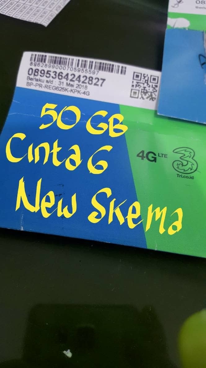 jual kartu perdana tri cinta 6 kuota 30gb three cinta6 jual kartu perdana tri cinta 6 kuota 30gb three cinta6