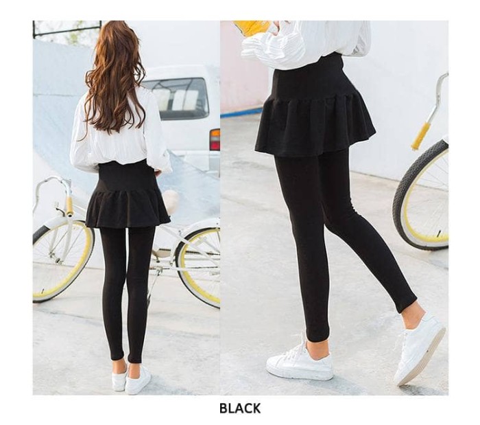 jual 938 erin half flare skirt legging celana rok 2in1 rok celana panjang karakorea shop jual 938 erin half flare skirt legging celana rok 2in1 rok celana panjang karakorea shop