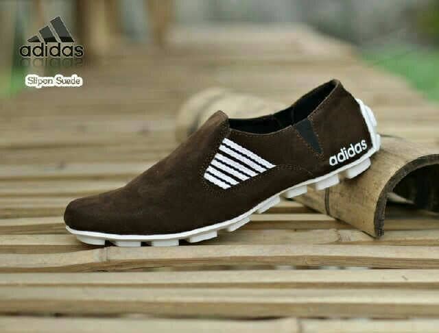 jual sepatu santai slip on pria adidas suede murah jual sepatu santai slip on pria adidas suede murah
