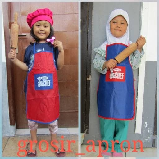 jual apron anak parasut junior chef bipstuff jual apron anak parasut junior chef bipstuff