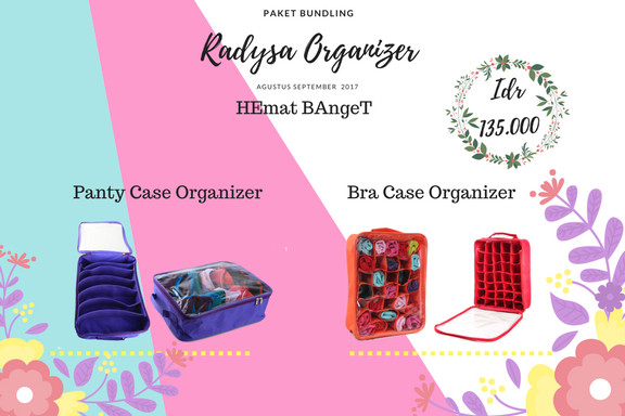 Promo Hebat Bra Case Organizer + Panty Case Organizer ( BCO+PCO)
