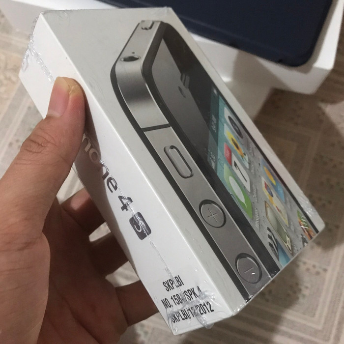 Jual iphone 4s 64gb original brand new out box black