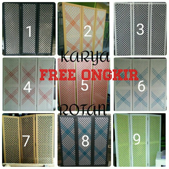 jual pembatas ruangan sketsel ruangan partisi rotan jual pembatas ruangan sketsel ruangan partisi rotan