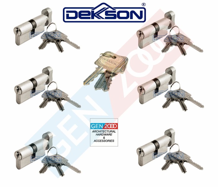 Jual Master Key Cylinder Dekkson TC DL 60 MM Kunci Silinder Knob