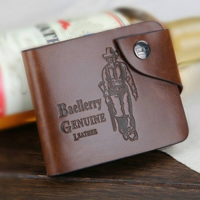 Baellerry Dompet Classic Cowboy Pria - Brown