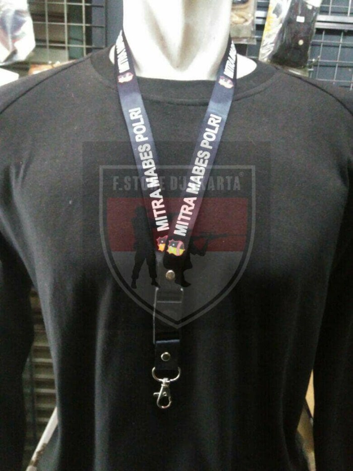 LANYARD TALI GANTUNGAN KARTU ID CARD MITRA MABES POLRI