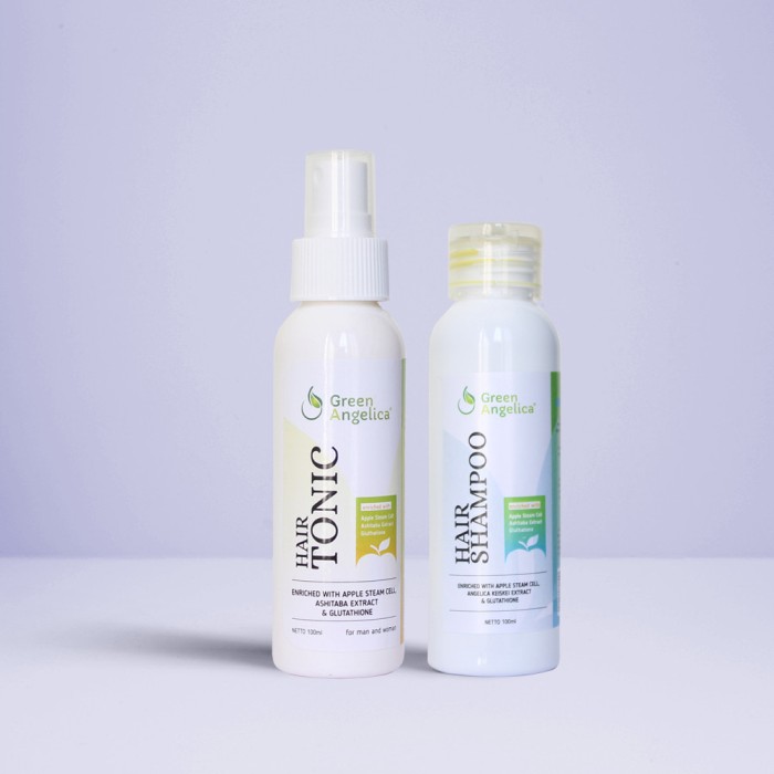 Obat Menumbuhkan Rambut Yang Sudah Rontok Green Angelica Combo 2