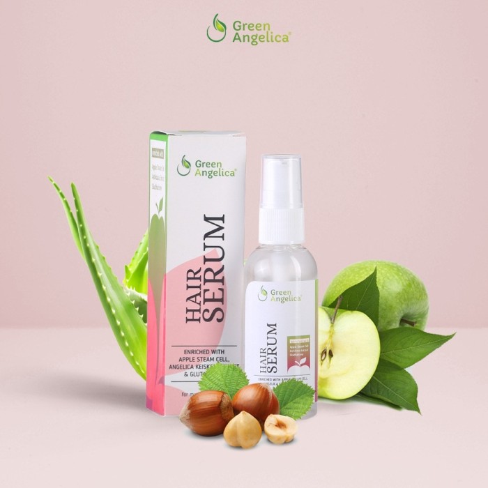Vitamin Penumbuh Rambut Kepala Wanita Green Angelica Hair Serum