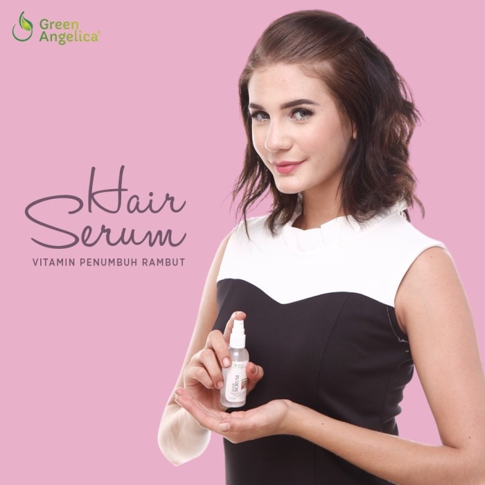 Vitamin Penumbuh Rambut Kepala Wanita Green Angelica Hair Serum