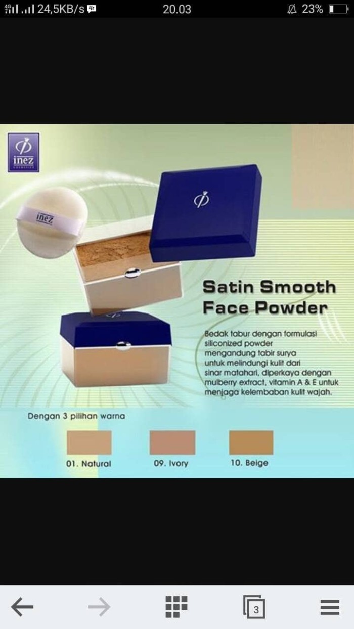 Harga Bedak Inez Travelbon.com Harga Bedak Inez Travelbon.com