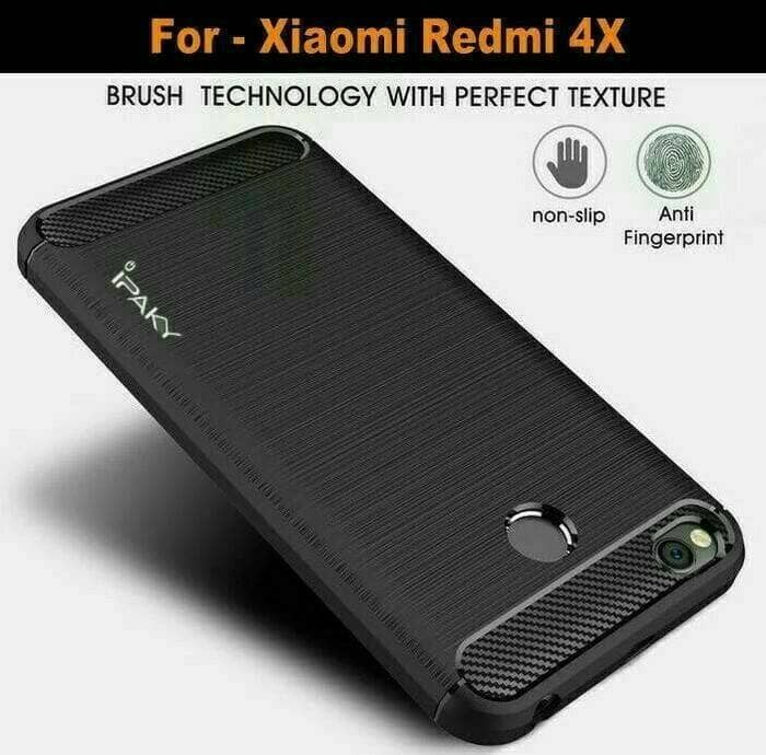 Matte Anti Fingerprint Hybrid Case For Xiaomi Redmi 4A - Black. Source .