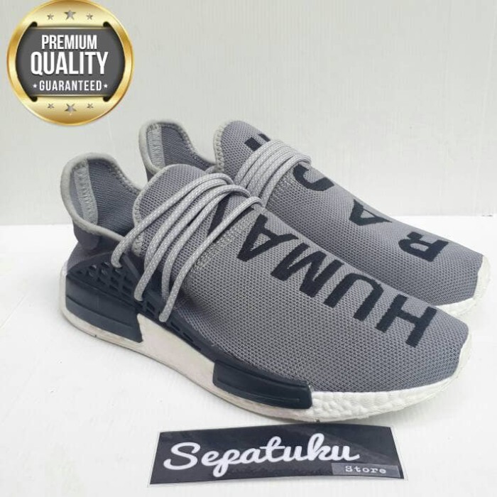 nmd human race grey