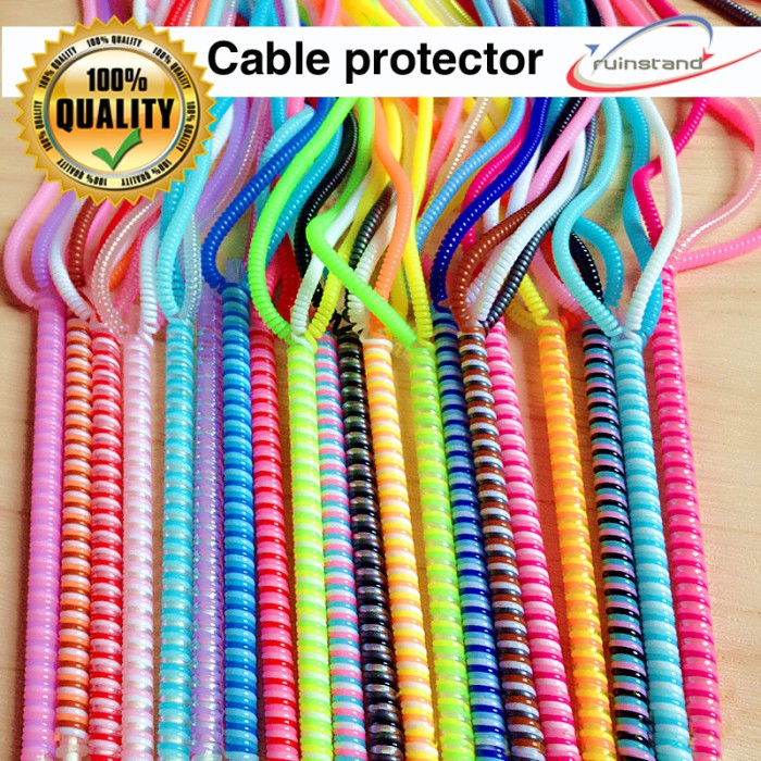 Pelindung Kabel Spiral 2 Warna Duo Tone - Cable Protector Good Quality