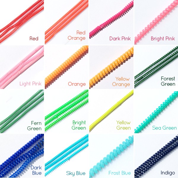 Pelindung Kabel Spiral 1 Warna One Tone - Cable Protector Good Quality