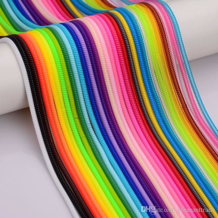 Pelindung Kabel Spiral 1 Warna One Tone - Cable Protector Good Quality