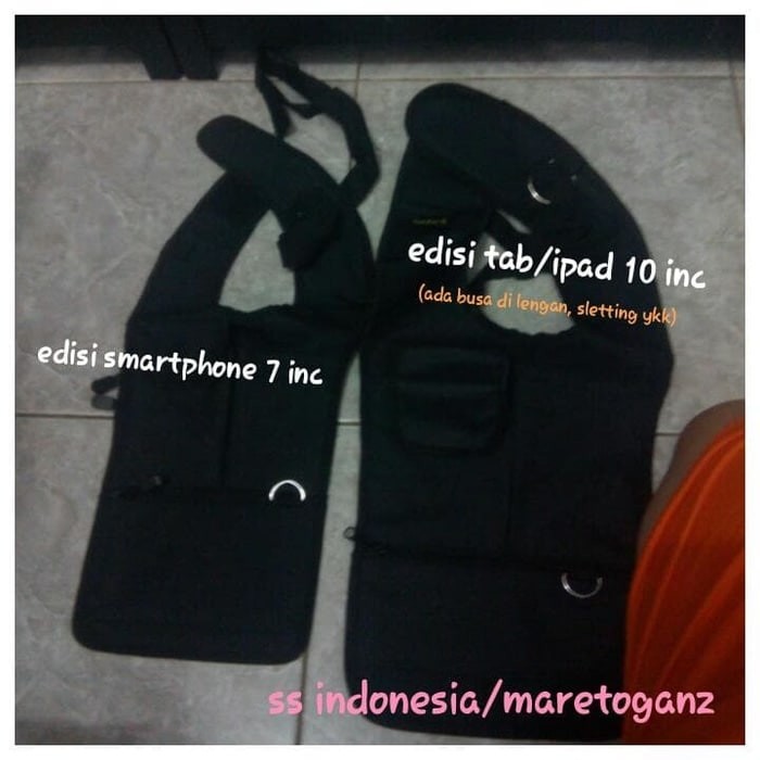 Tas gadget pundak bahu army polisi FBI agen 007 (smartphone)