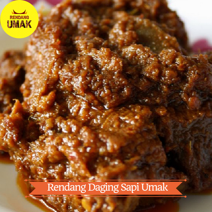250 gr Rendang Daging Sapi Bumbu Asli Home Made Fresh Promo 0,25 kg