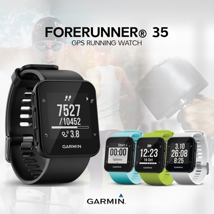 garmin forerunner 35 date