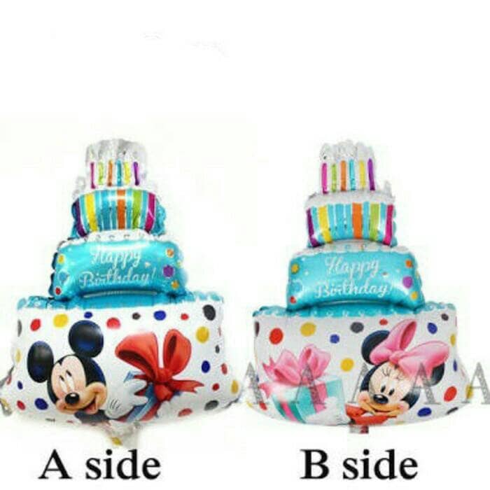 Jual Balon Foil Birthday Cake Mickey Mouse Dki Jakarta