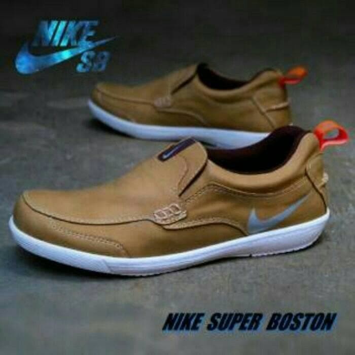 jual sepatu pria formal casual santai nike boston slop jual sepatu pria formal casual santai nike boston slop