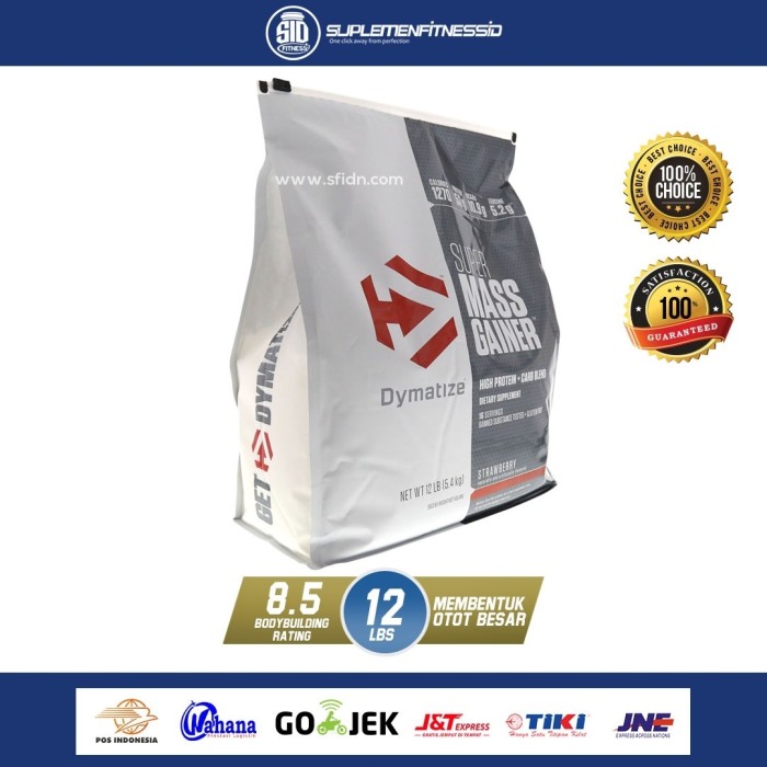 Super Mass Gainer 12 Lbs New Packaging Resmi Lisensi Dni Dan Bpom Source · LISENSI DNI dan BPOM Dymatize Super Mass GAINER 12 lbs 12lbs