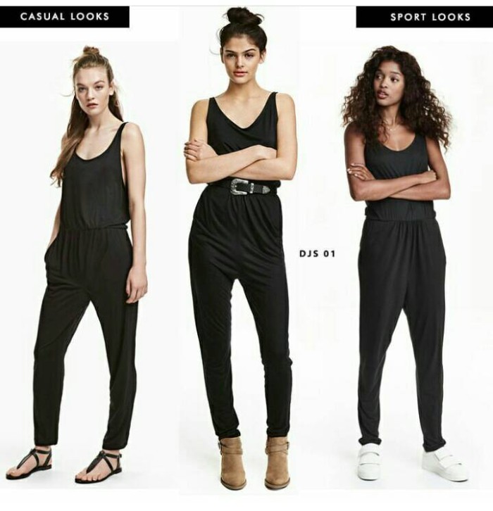 h&m sleeveless jumpsuit