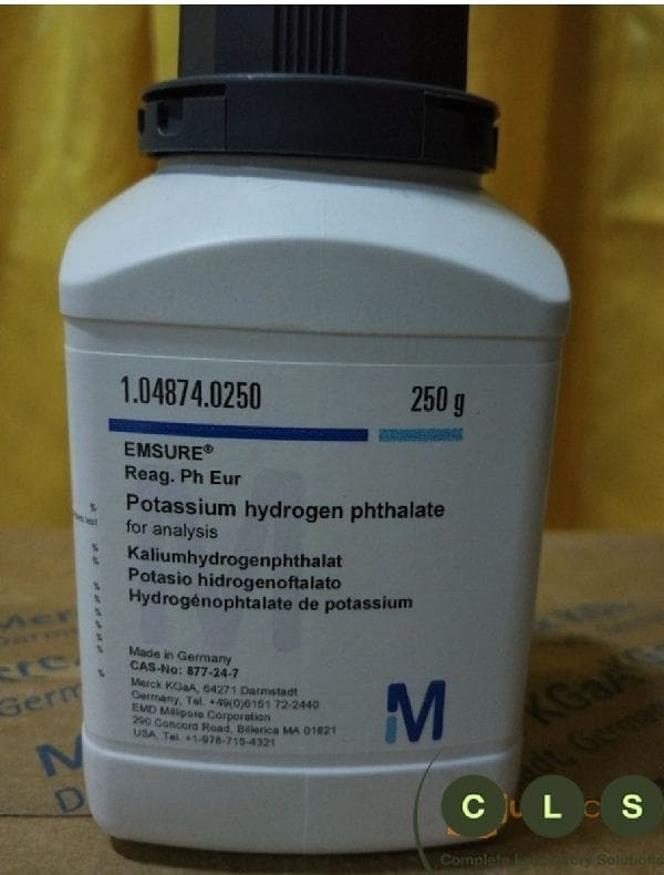 jual merck 104874 potassium hydrogen phthalate for analysis cap 1 potassium acid pthalate