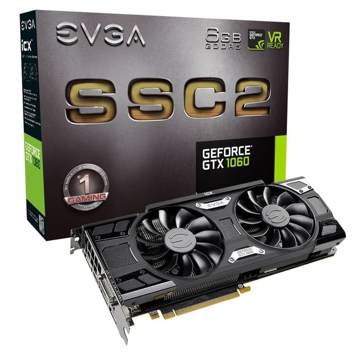Jual EVGA GTX 1060 SSC2 GAMING 6GB GDDR5 - Jakarta Barat 