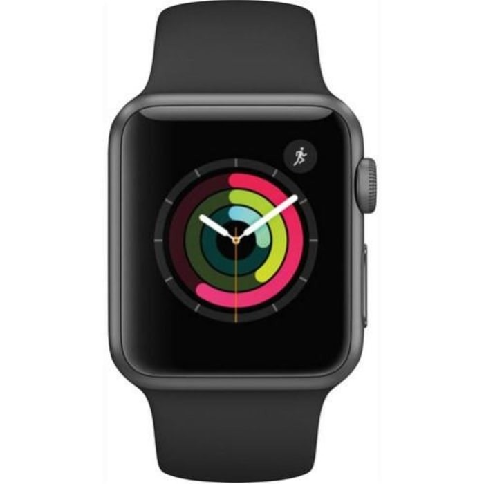 apple watch space grey black band