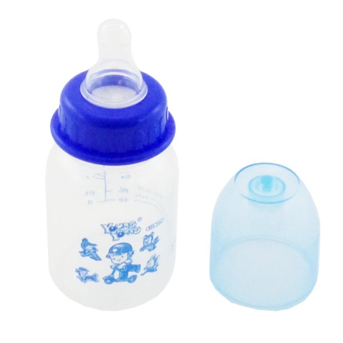 YOUNG YOUNG Botol Susu IL-802-B Baby Bottle 90ML BPA Free - Biru