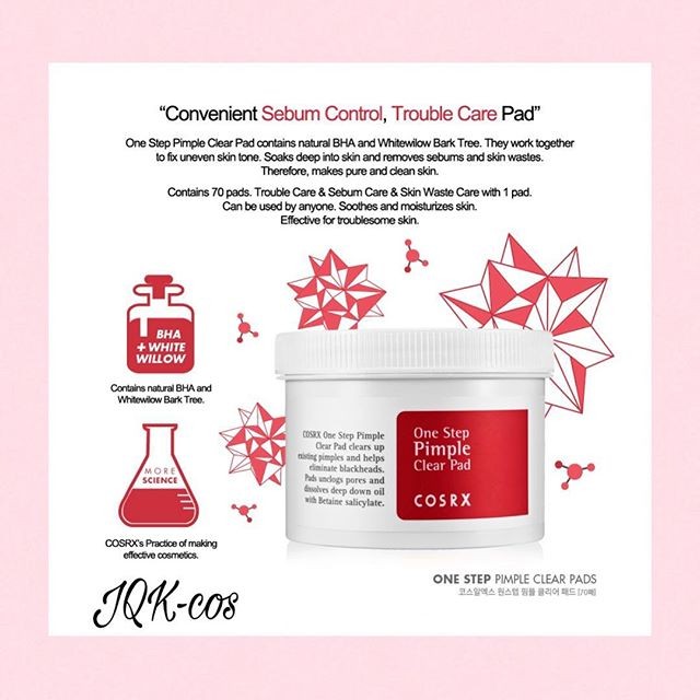 Foto Produk COSRX One Step Original Clear Pad dari JQK Cosmetics