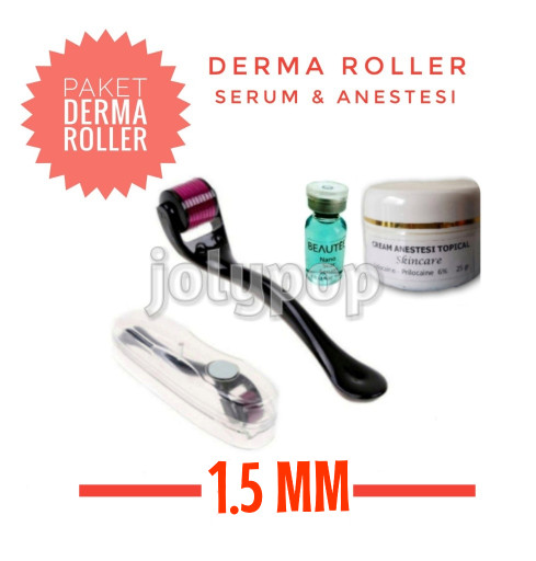 jual paket lengkap derma roller 1 5 mm anastesi serum dermaroller jolypop shop jual paket lengkap derma roller 1 5 mm anastesi serum dermaroller jolypop shop