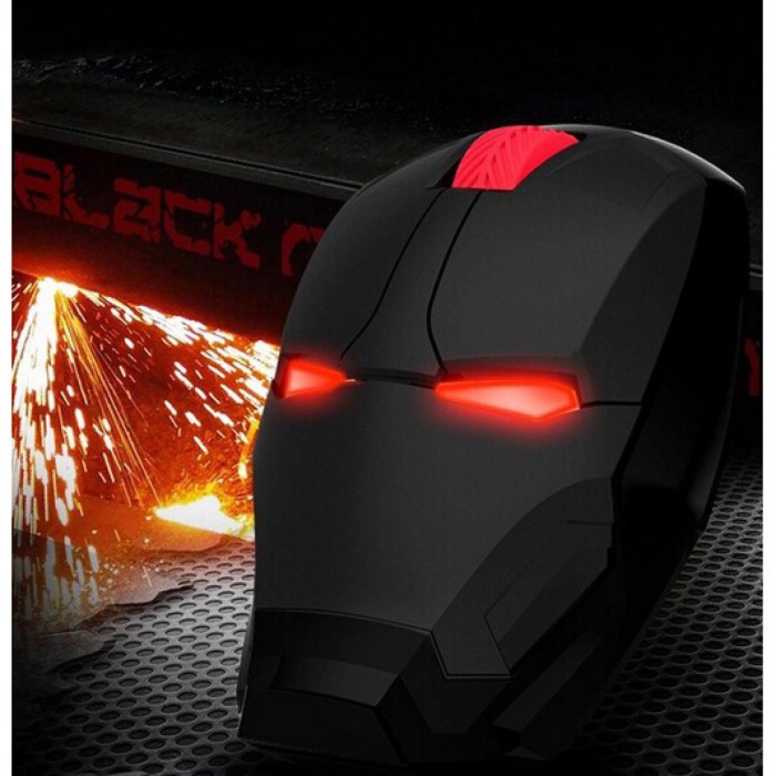 Mouse Wireless Optical Iron Man 2.4Ghz TaffWare black