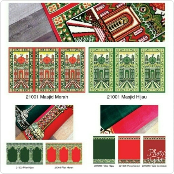 Karpet masjid 105x570 cm - karpet masjid medeena Roll - Sajadah masjid